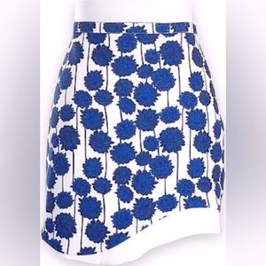 Topshop abstract floral skirt